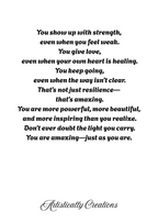 YOU ARE AMAZING