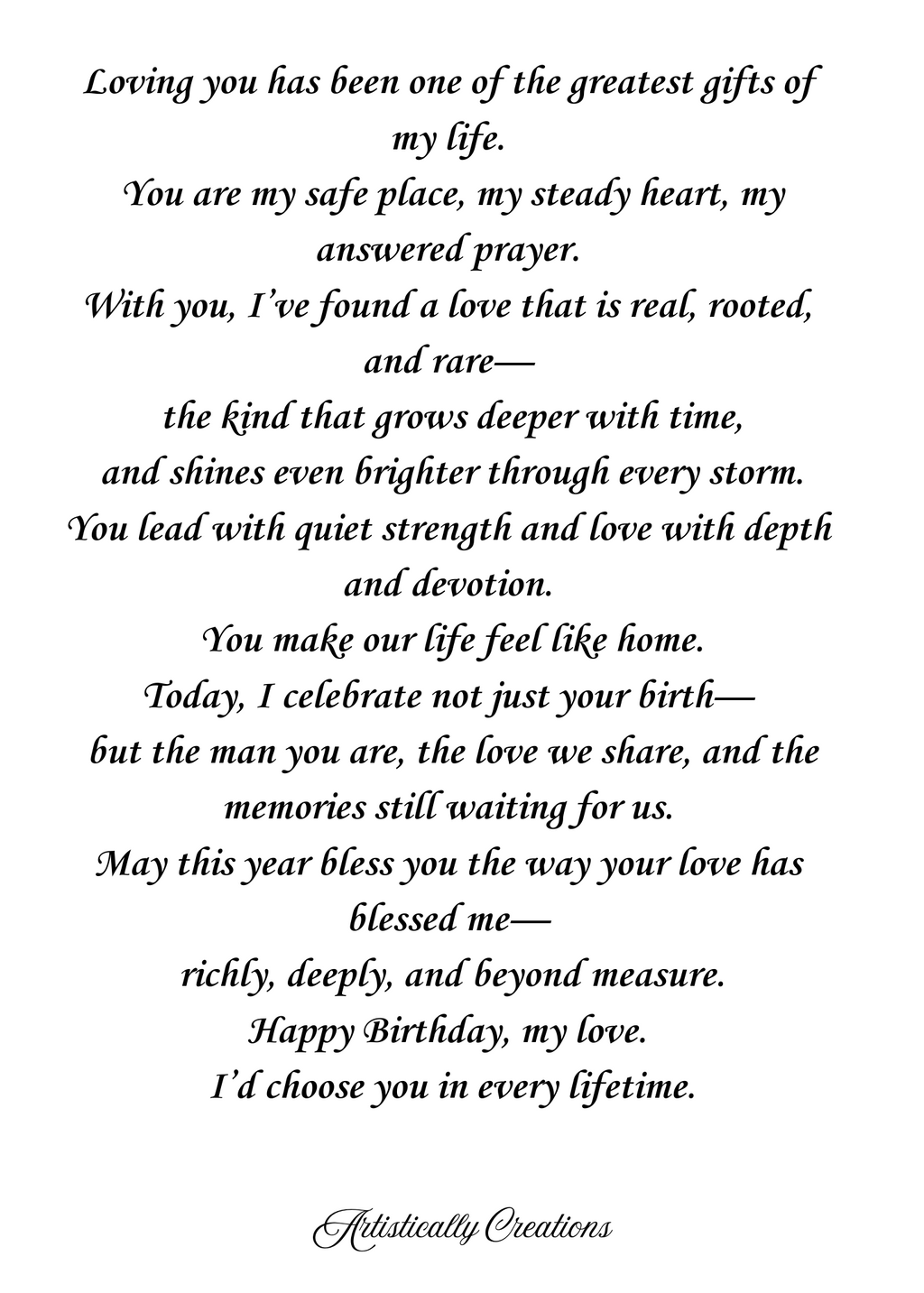 BIRTHDAY CARD FOR HUSBAND